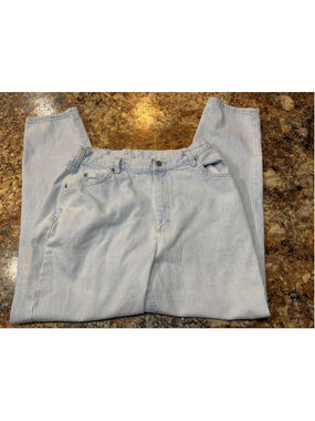 Lee Light Wash Jeans Approx 32x29 Relaxed Straight Denim
